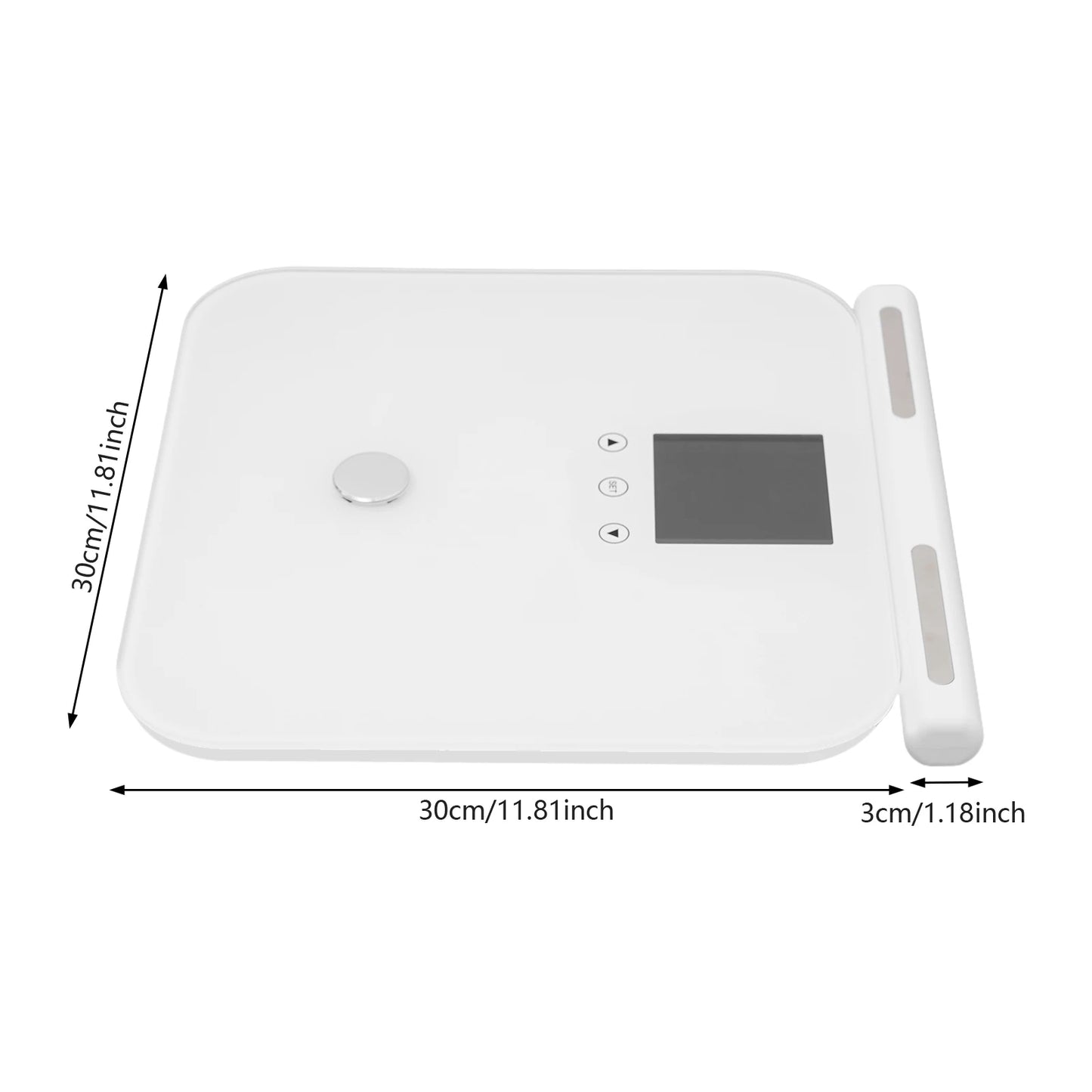 Intelligent 8-Electrode Body Fat Scale With App Connectivity 400 Lbs