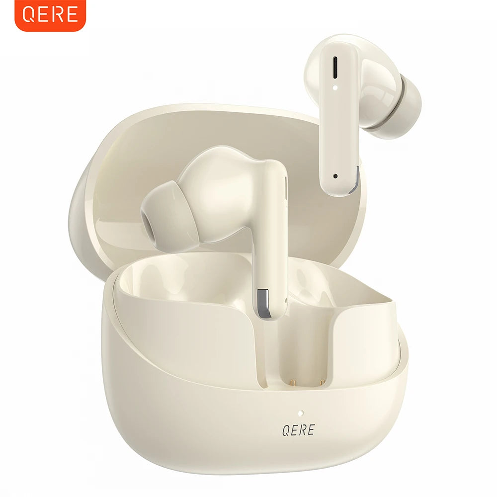 QERE E38 Wireless Earphones With Bluetooth 5.3 HD Microphone