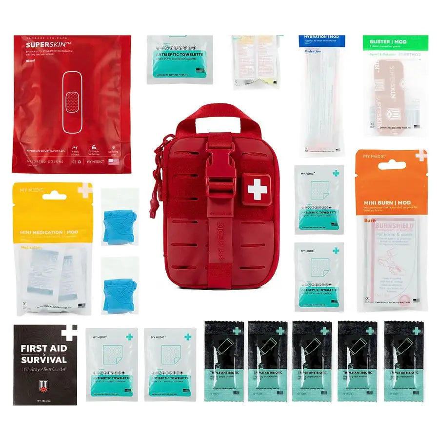 XMSJ Sidekick First Aid Kit With 70 Items For Camping