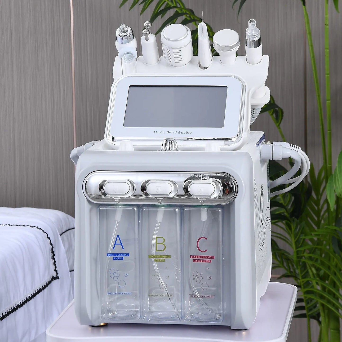 Amilibeauty 6 In 1 Aqua Peeling Oxygen Bubble Facial Cleansing Machine