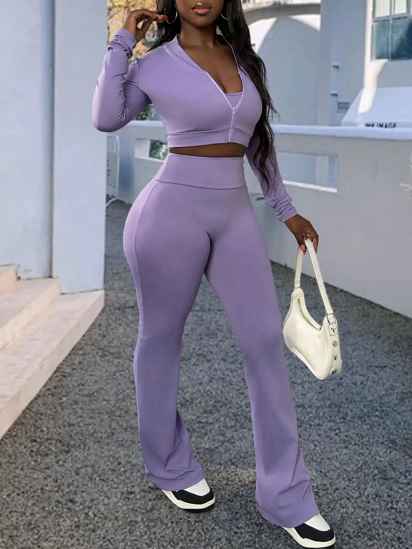 Fashionable 3-Piece Summer Casual Sportswear Set for Women