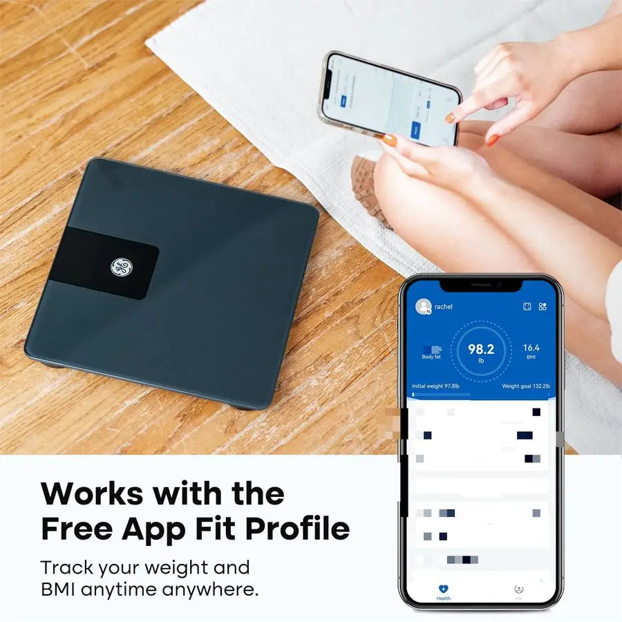 Digital Bathroom Scale With 500lb Capacity And BMI Weight Measurement