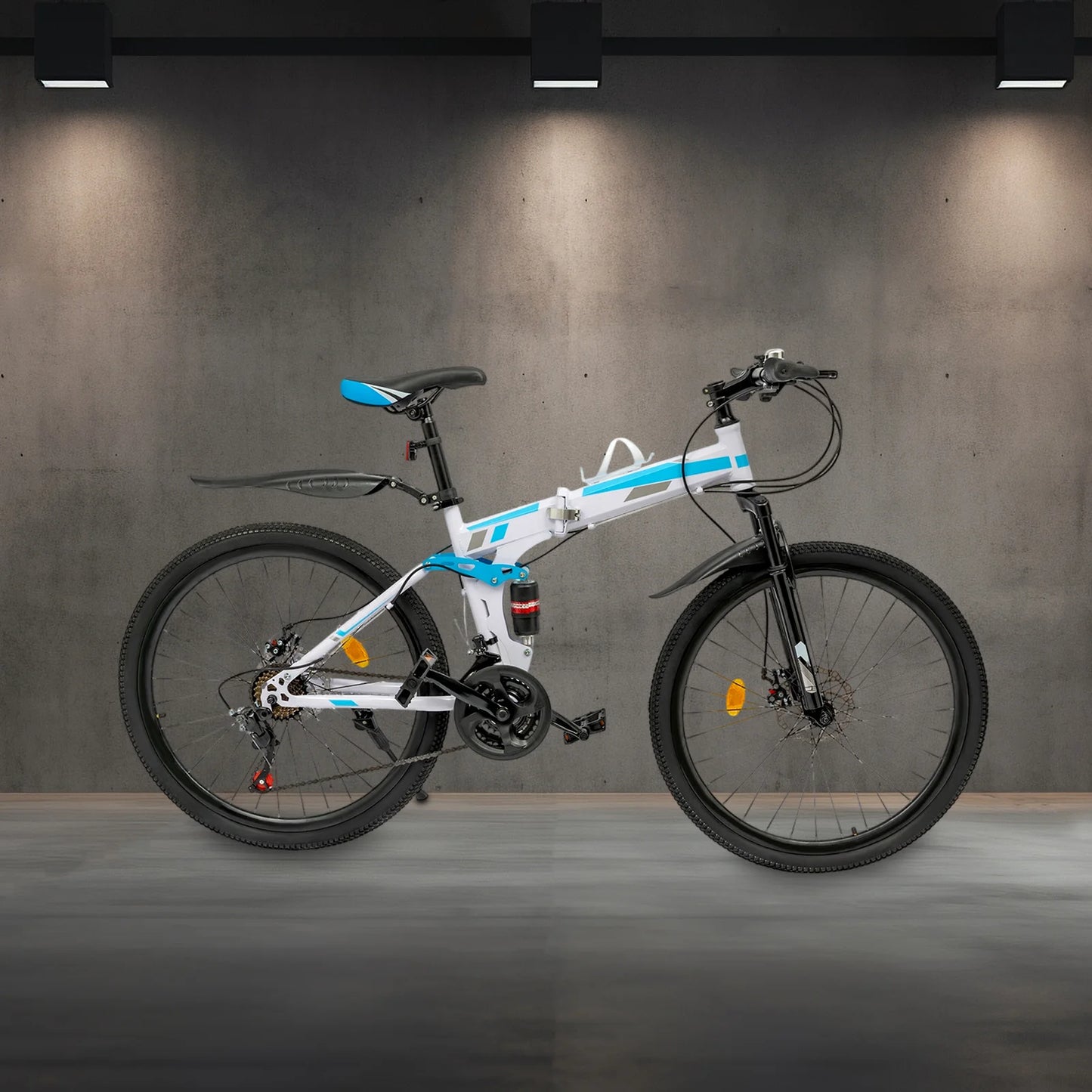 Foldable Mountain Bike 21 Speed For Daily Commute And Fitness