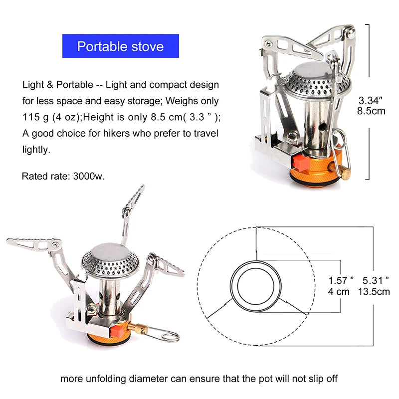 Widesea Camping Cookware Set Portable Pot And Cup Kit