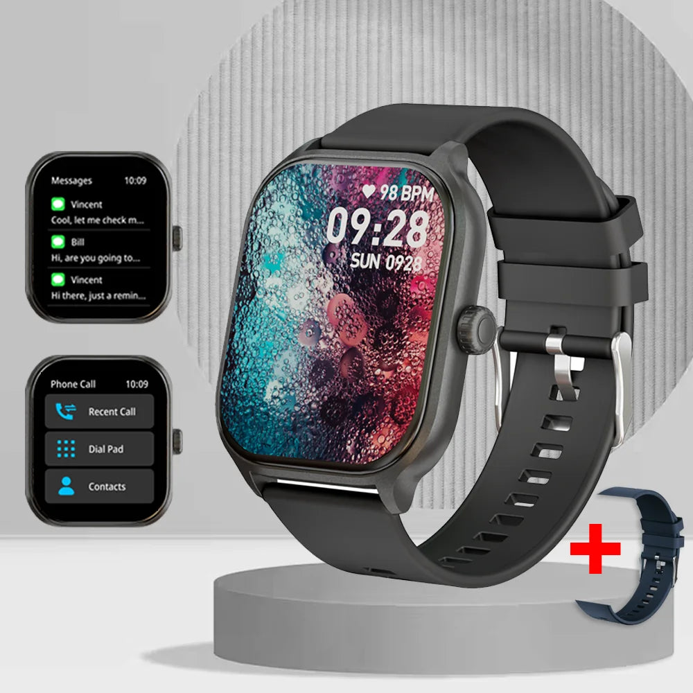 LAXASFIT Smart Watch Bluetooth Call With Voice Assistant