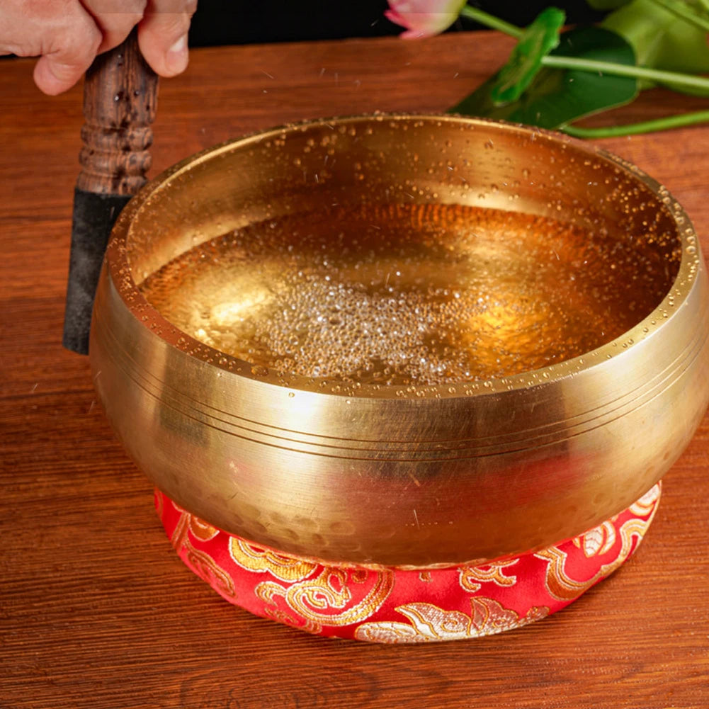 NONED Tibetan Singing Bowl Set for Meditation and Yoga