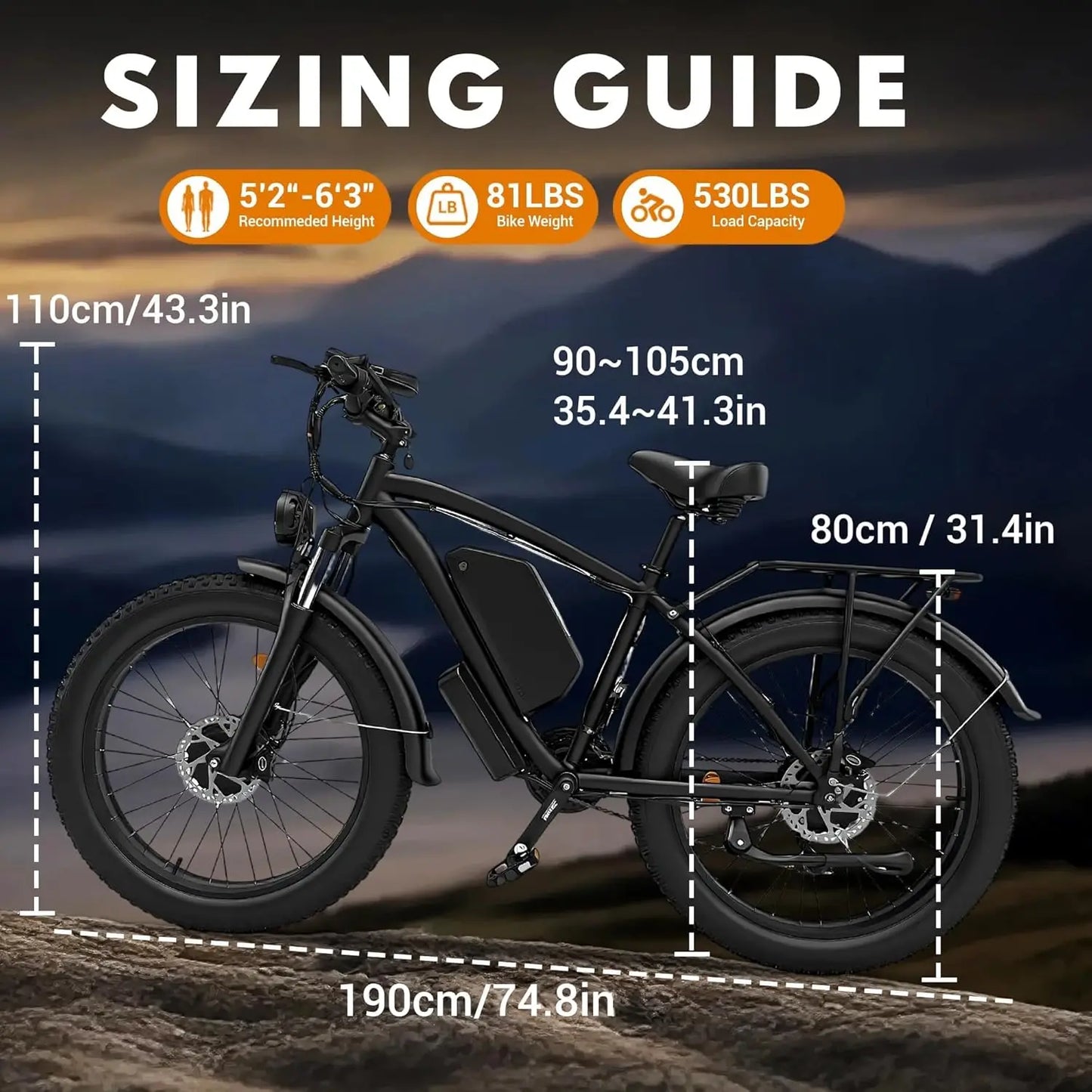 NOVA X1 6000W Dual Motor Electric Bike For All Terrain