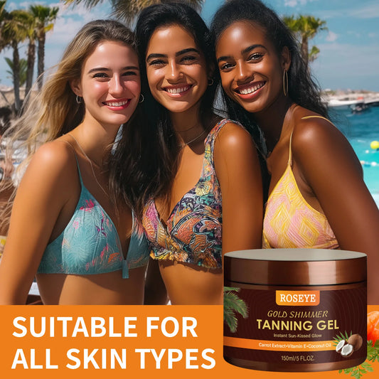 Summer Skin Self Tanning Cream Sunless Self Tanner For Face Body For Natural Glow Body Bronzer Easy Use Bronzing Lotion 150ml