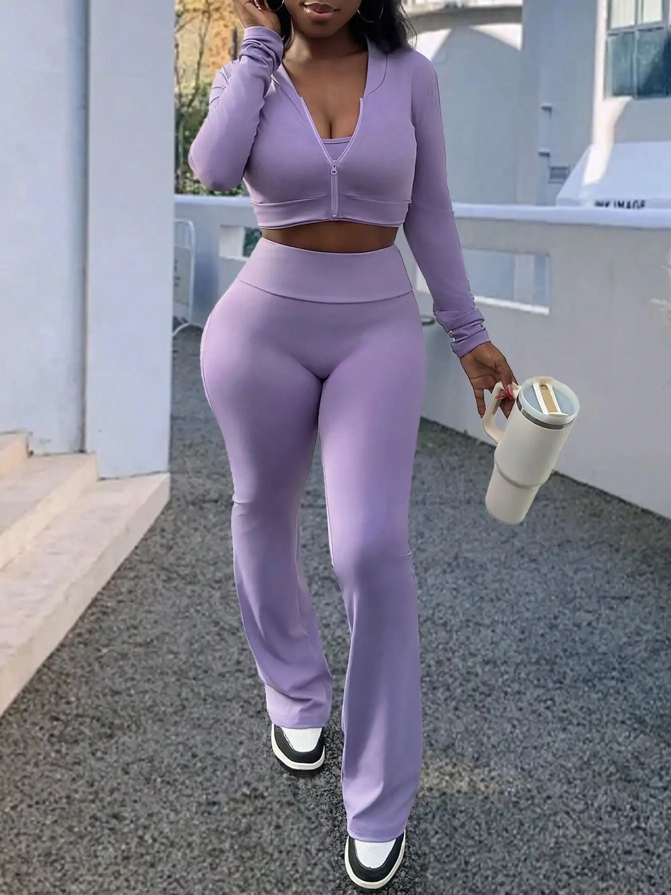 Fashionable 3-Piece Summer Casual Sportswear Set for Women