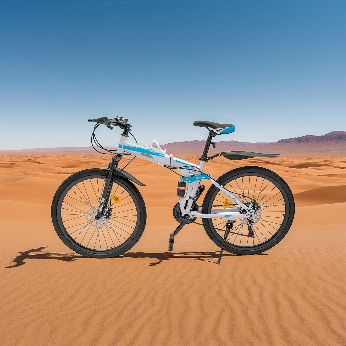 Foldable Mountain Bike 21 Speed For Daily Commute And Fitness