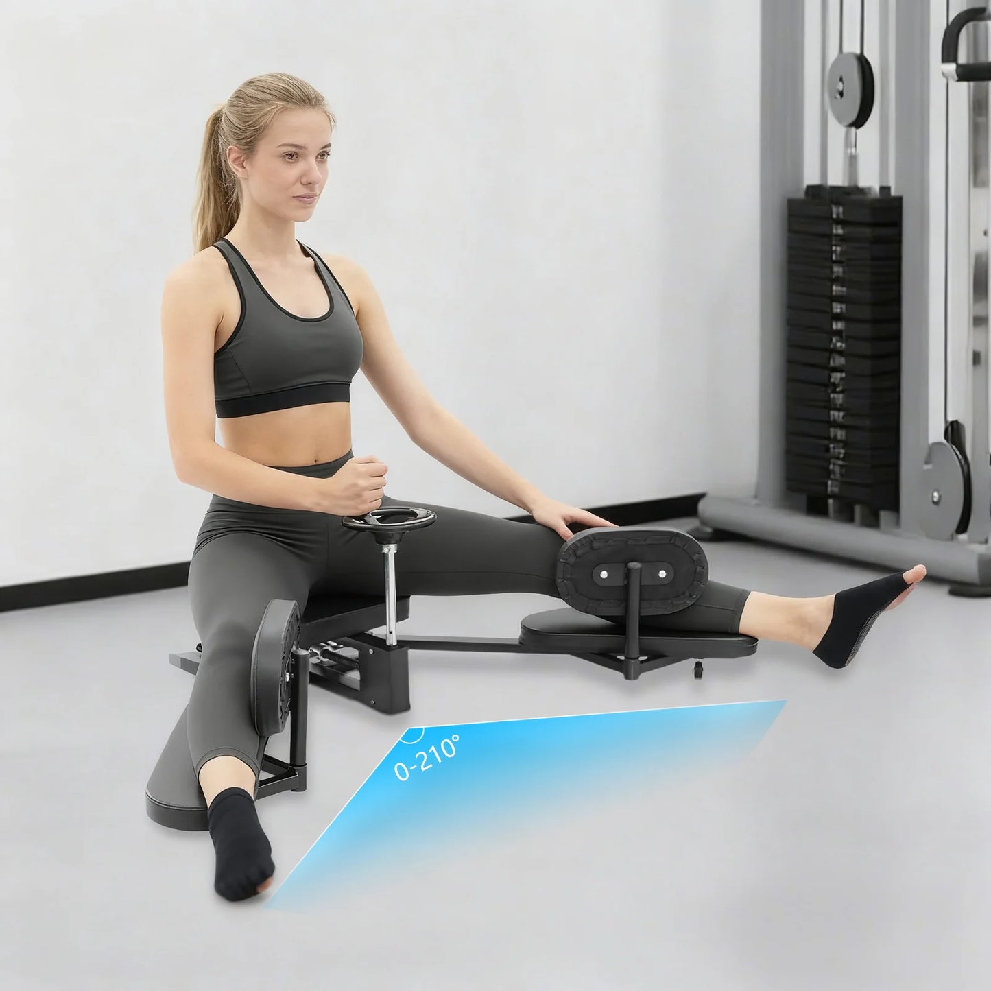 Leg Stretcher Adjustable 0 To 210 Degrees Heavy Duty Trainer