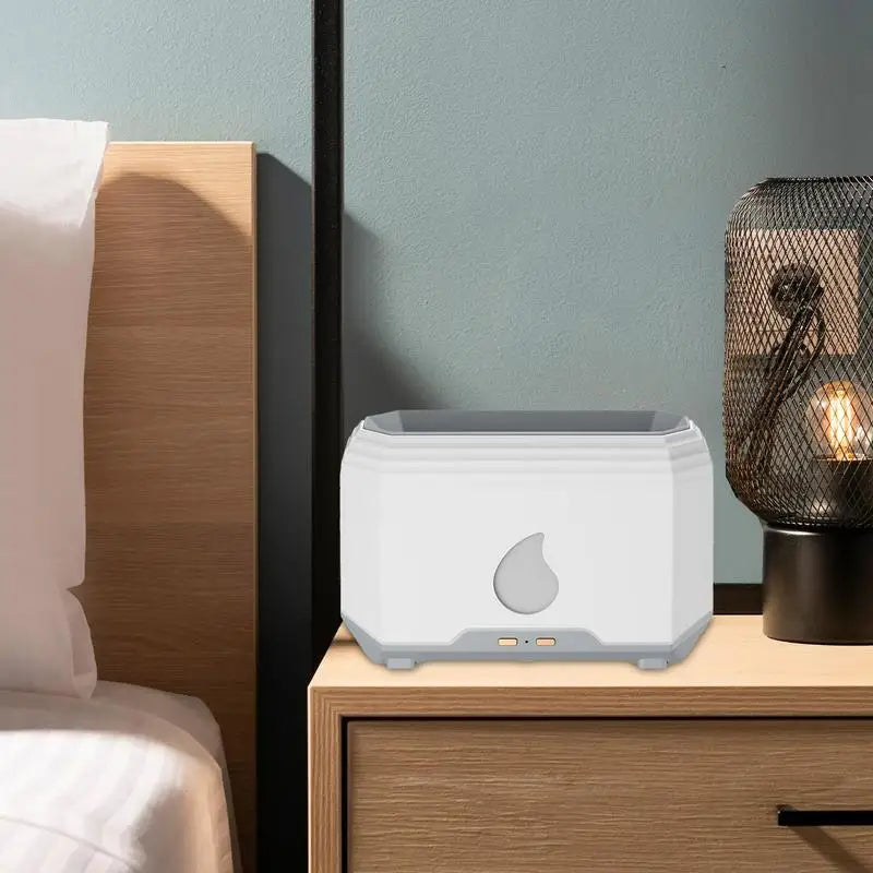 Aromatherapy Diffuser Humidifier With Flame Effect For Bedroom