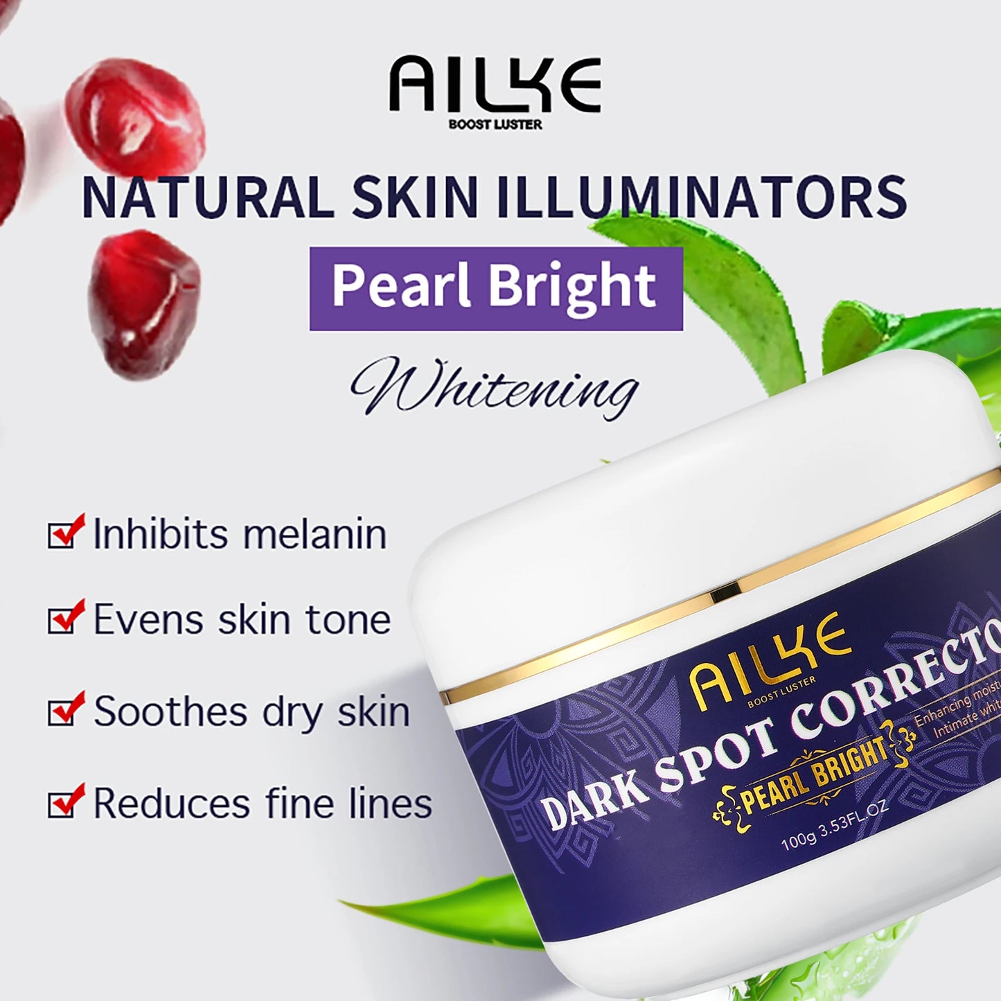 AILKE Double Glutathione Dark Spots Remover Cream for Face