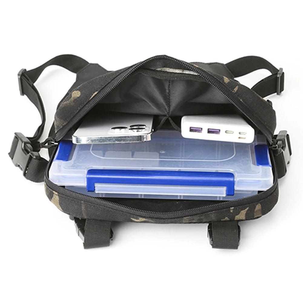 JOCESTYLE Fishing Tackle Bags Waist Pack With Lure Box Storage