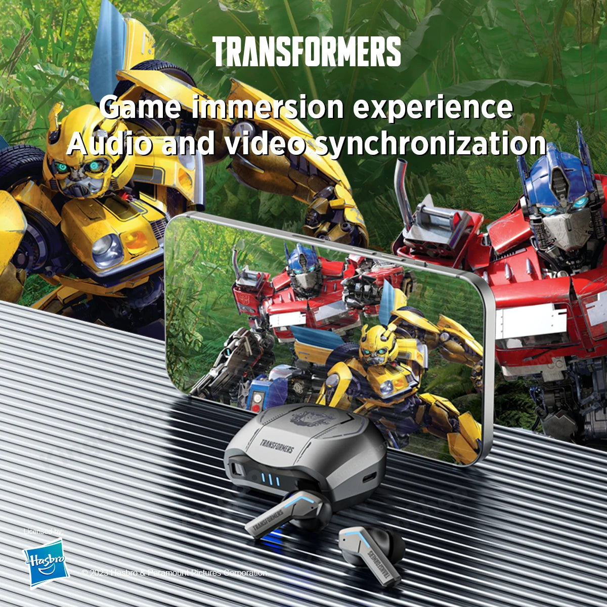 Transformers TF-T06 Bluetooth Earphones Gaming Headset with Mic