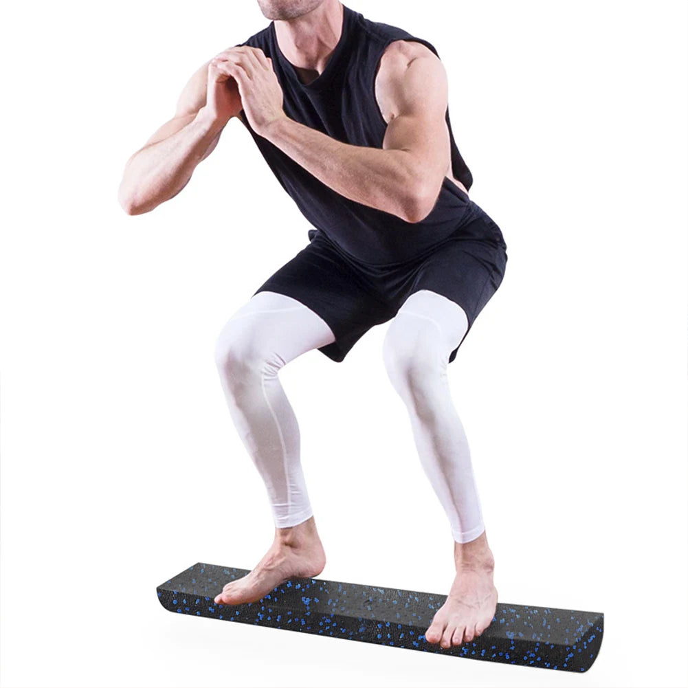 Shunmaii High Density Half Round Yoga Roller Massage Foam Roller
