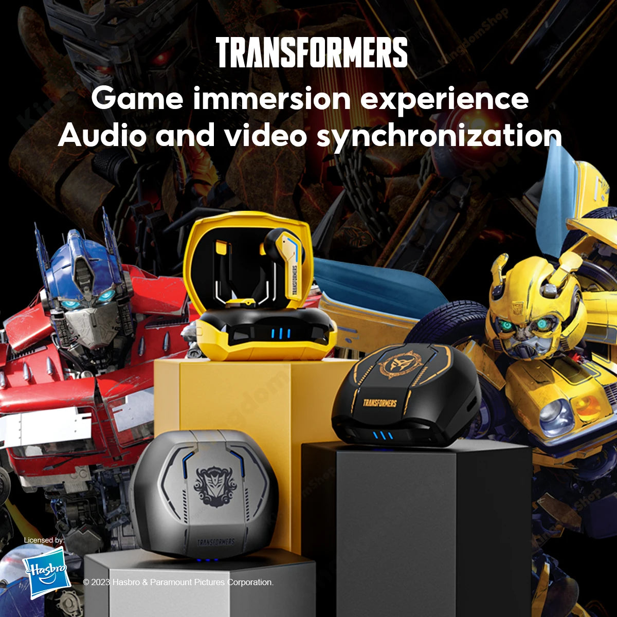 Transformers TF-T06 Bluetooth Earphones Gaming Headset with Mic