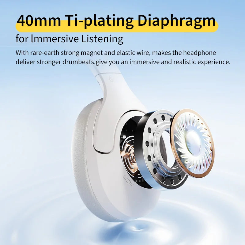 QCY H3 Lite ANC Wireless Headphones Bluetooth 5.3 Over Ear