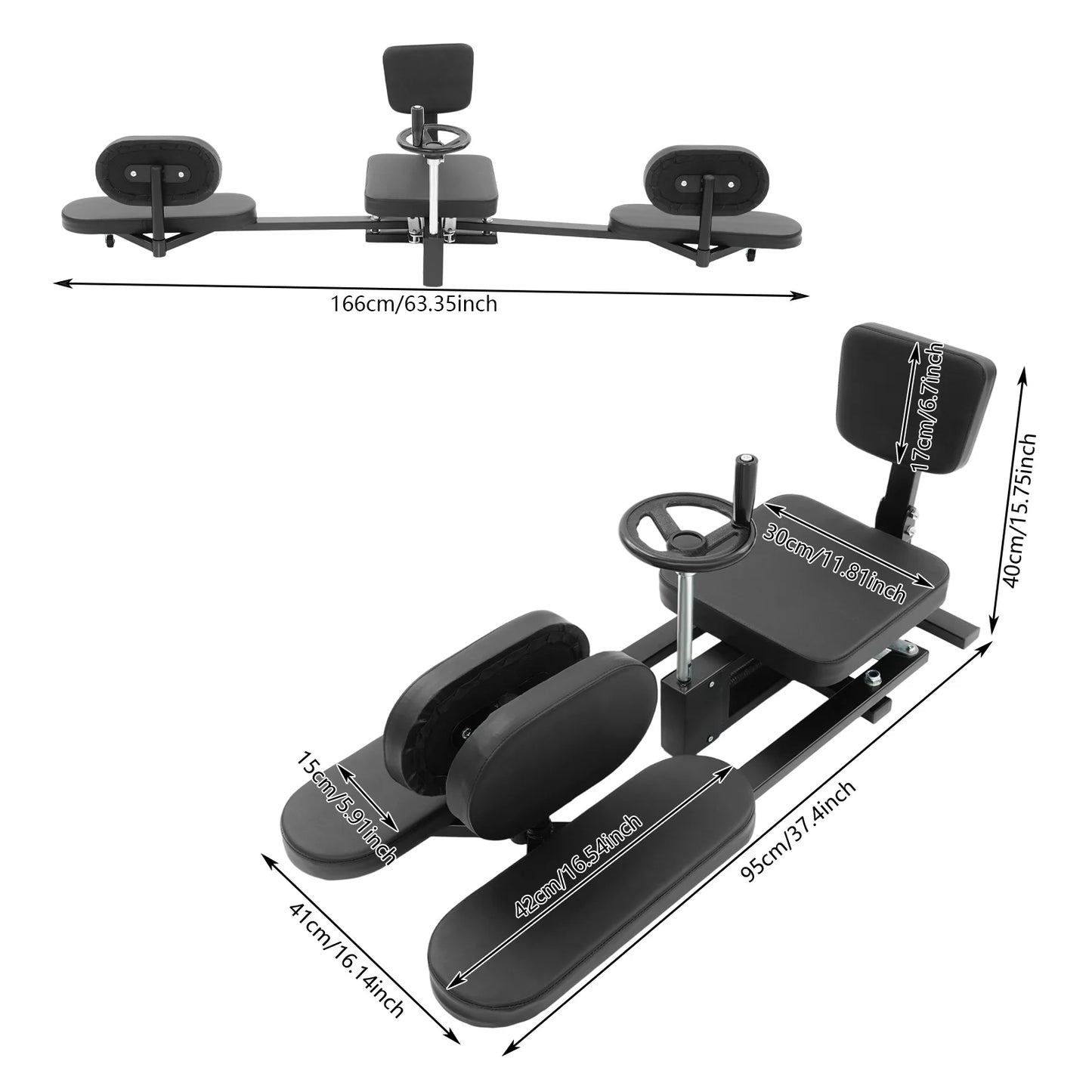 Leg Stretcher Adjustable 0 To 210 Degrees Heavy Duty Trainer