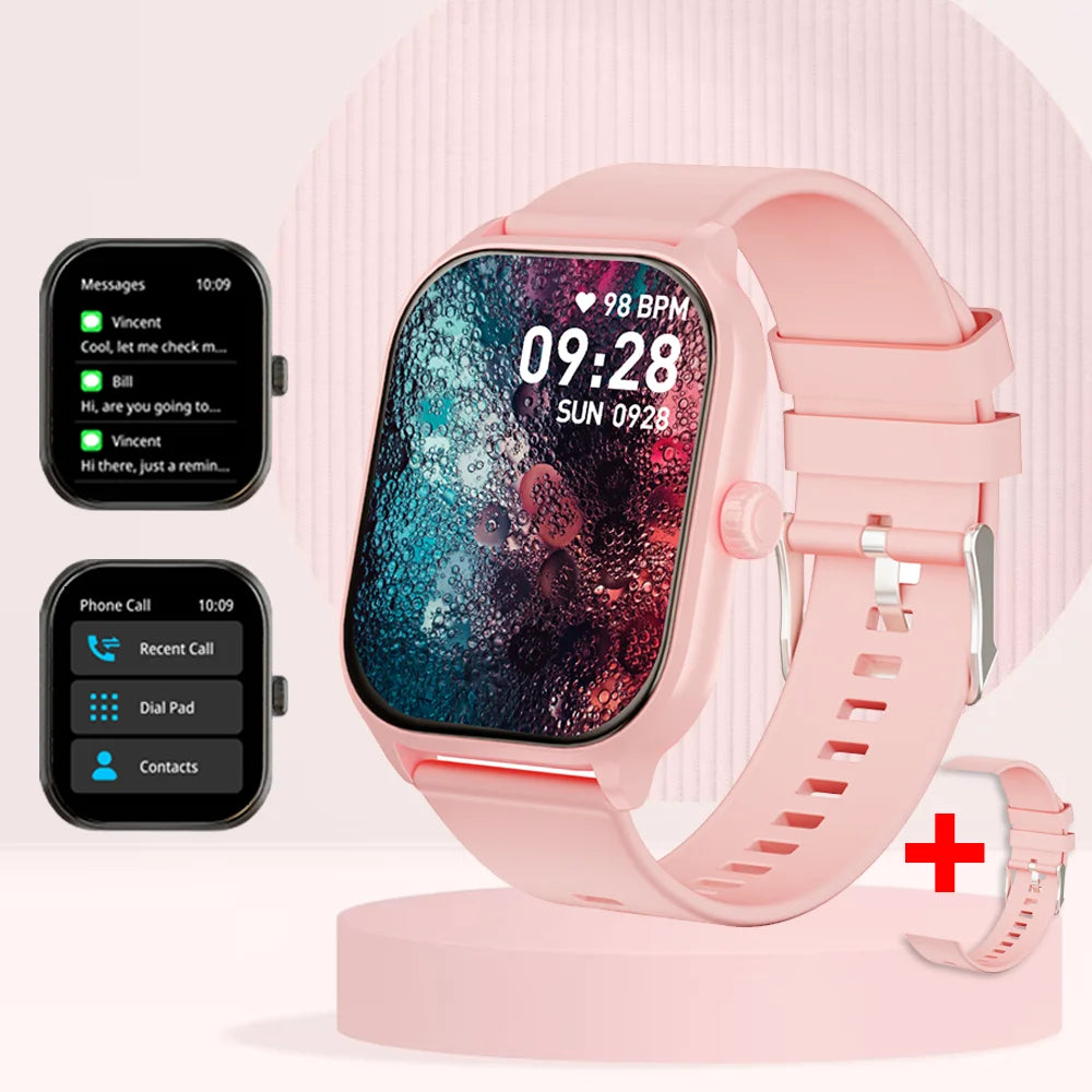 LAXASFIT Smart Watch Bluetooth Call With Voice Assistant