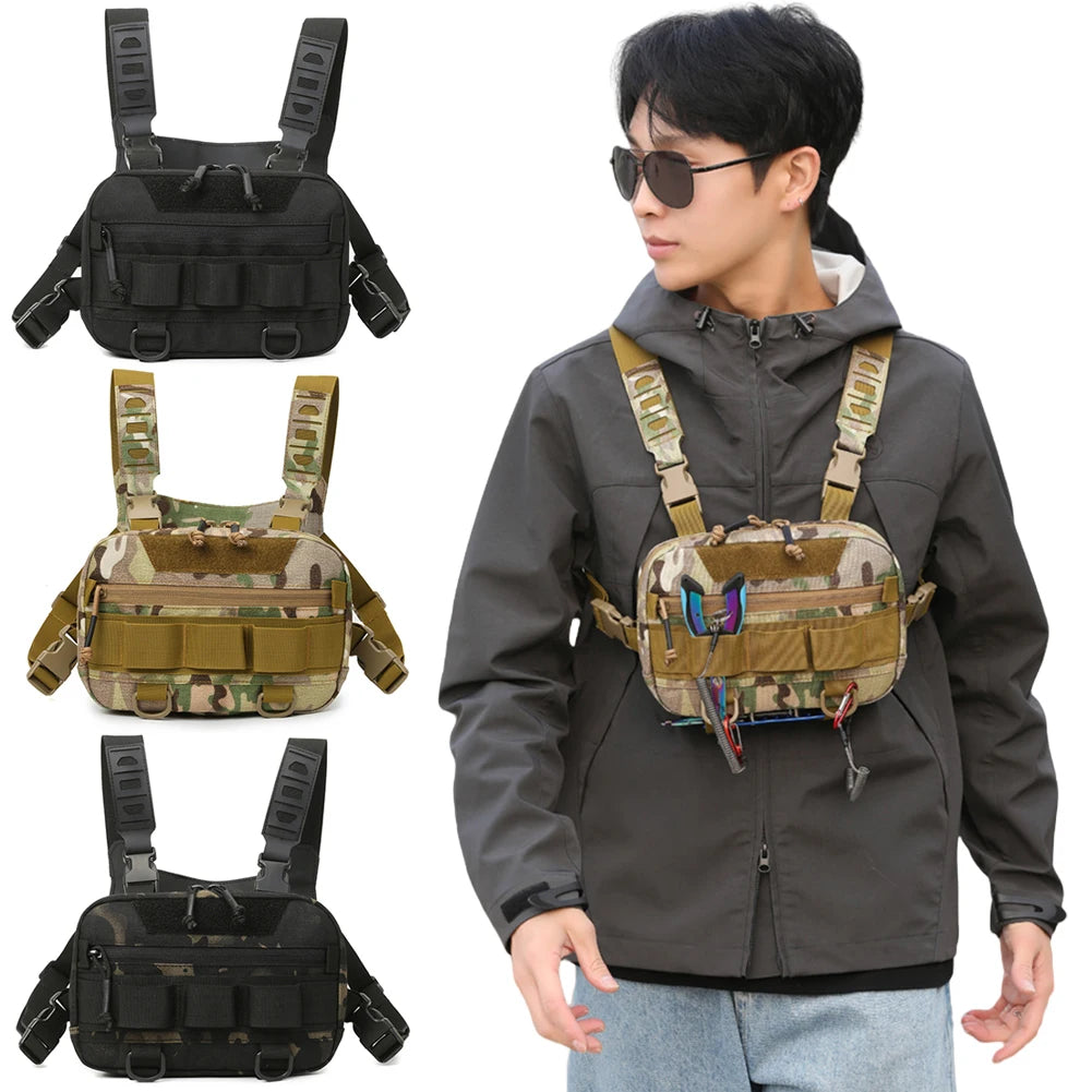 JOCESTYLE Fishing Tackle Bags Waist Pack With Lure Box Storage