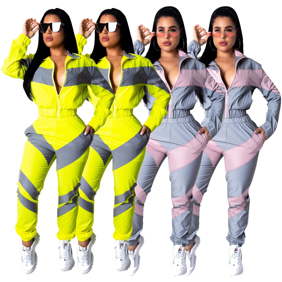 XTOCEAN Women's Windbreaker Tracksuit Two Piece Set Waterproof
