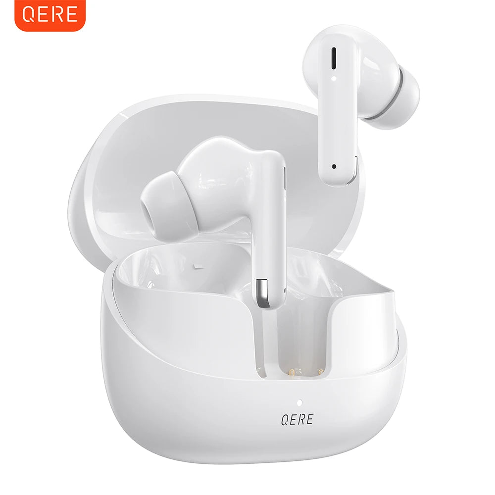 QERE E38 Wireless Earphones With Bluetooth 5.3 HD Microphone