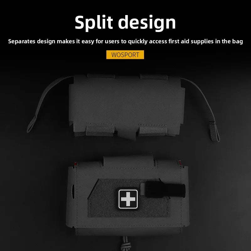 Compact Tactical IFAK Trauma Kit First Aid Pouch Outdoors