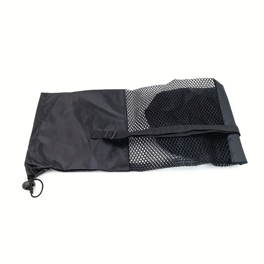 Breathable Yoga Mat Storage Mesh Bag With Shoulder Strap