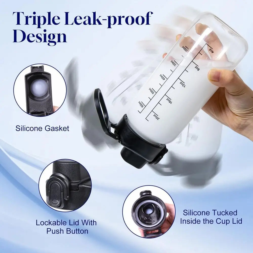 XMSJ Glass Shaker Bottle Stainless Steel Ball Cleaning Brush