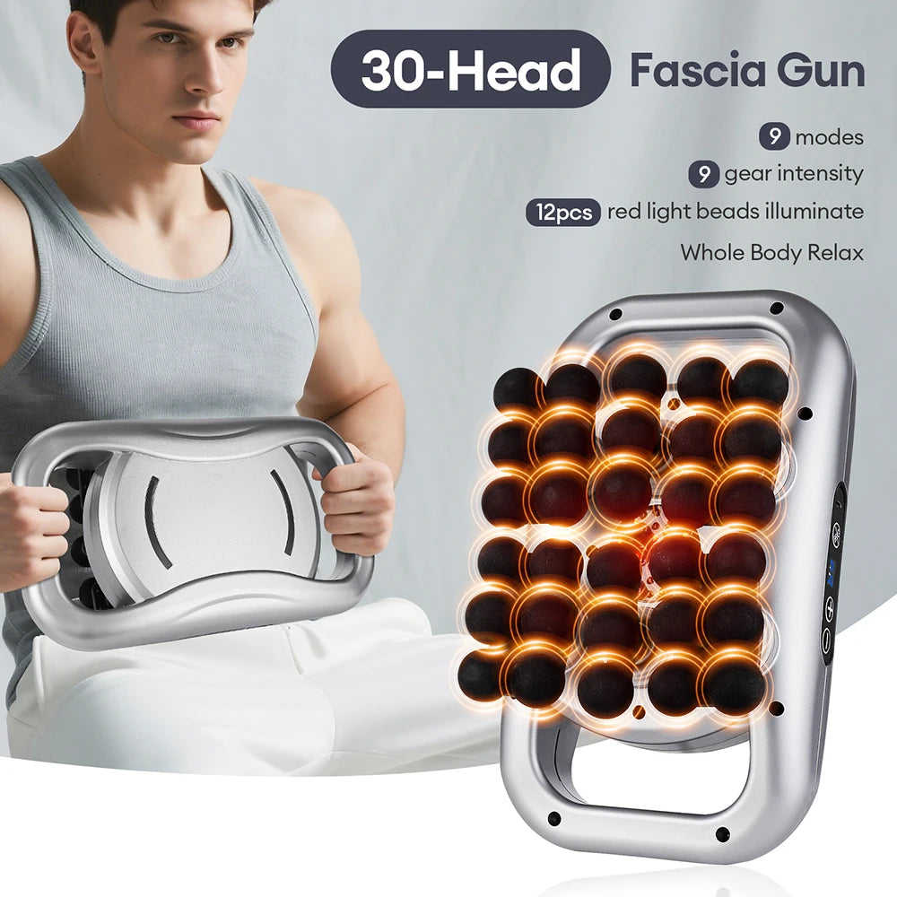 Foreverlily 30 Head Fascia Gun High Frequency Massager