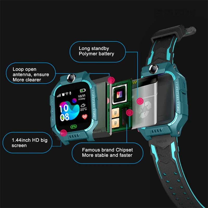TWISTER.CK Z6 Kids SOS Smart Watch IP67 Waterproof