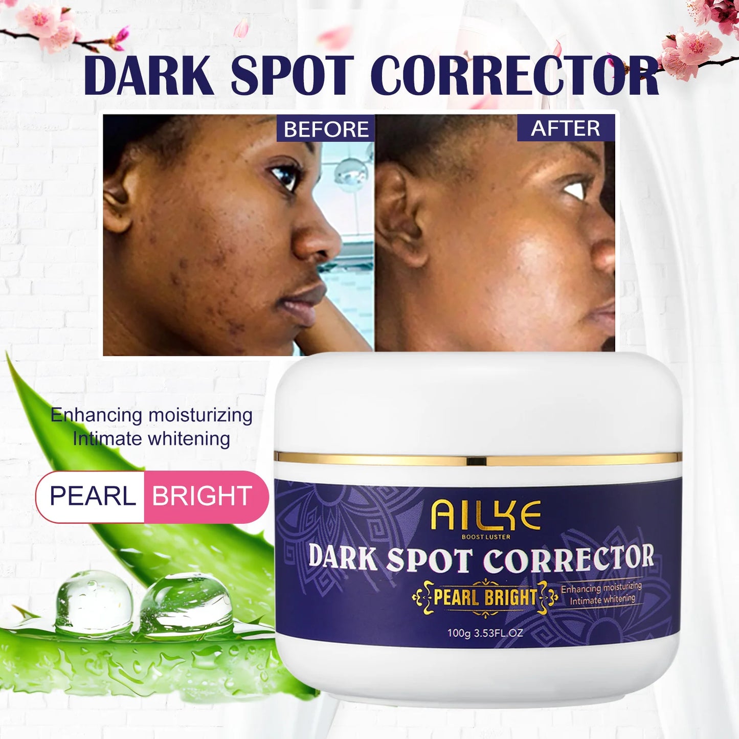 AILKE Double Glutathione Dark Spots Remover Cream for Face