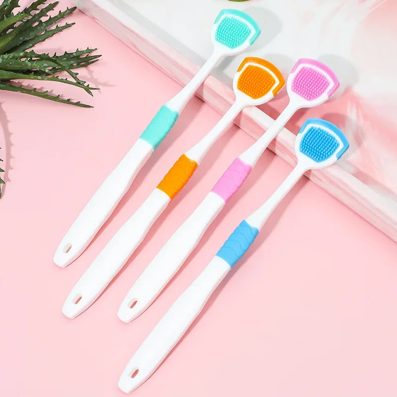 Tongue Scraper Silicone Soft Tongue Cleaner For Fresh Breath
