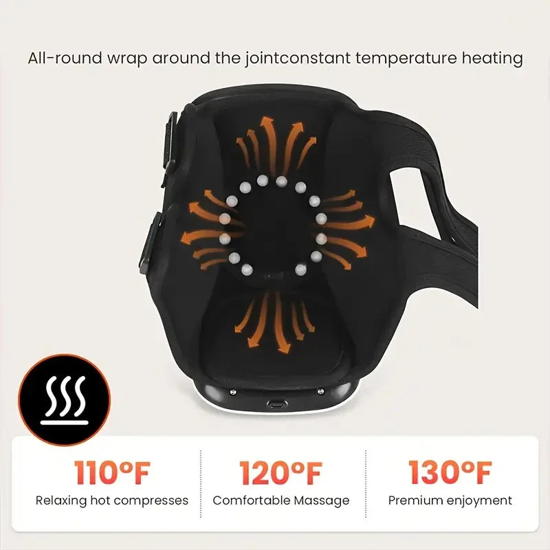 OpeningSmile Cordless Knee Massager With Heat And Vibration