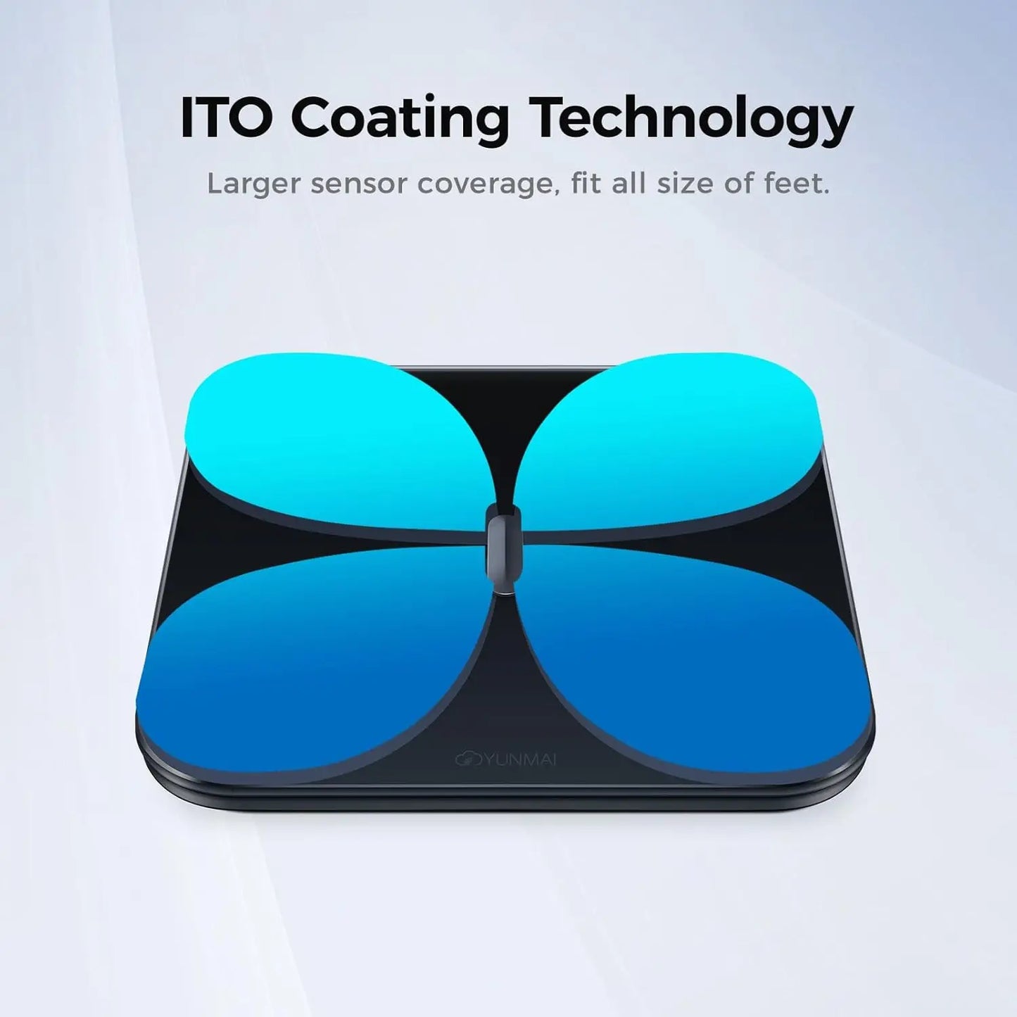 Smart Body Composition Scale With BMI And Bluetooth Sync Rechargeable