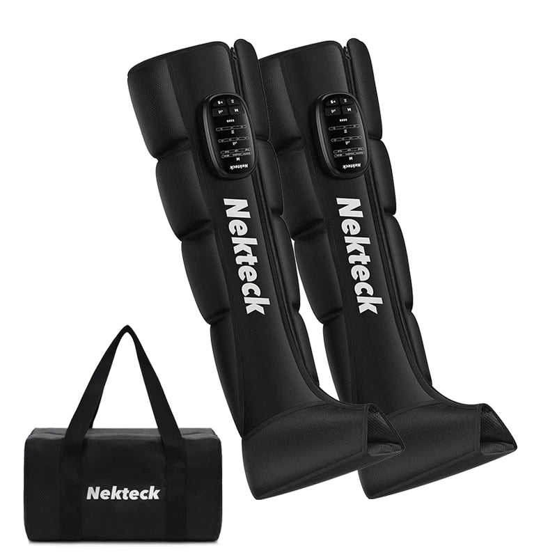 Nekteck Cordless Air Pressure Leg Massager Boots With Storage Bag