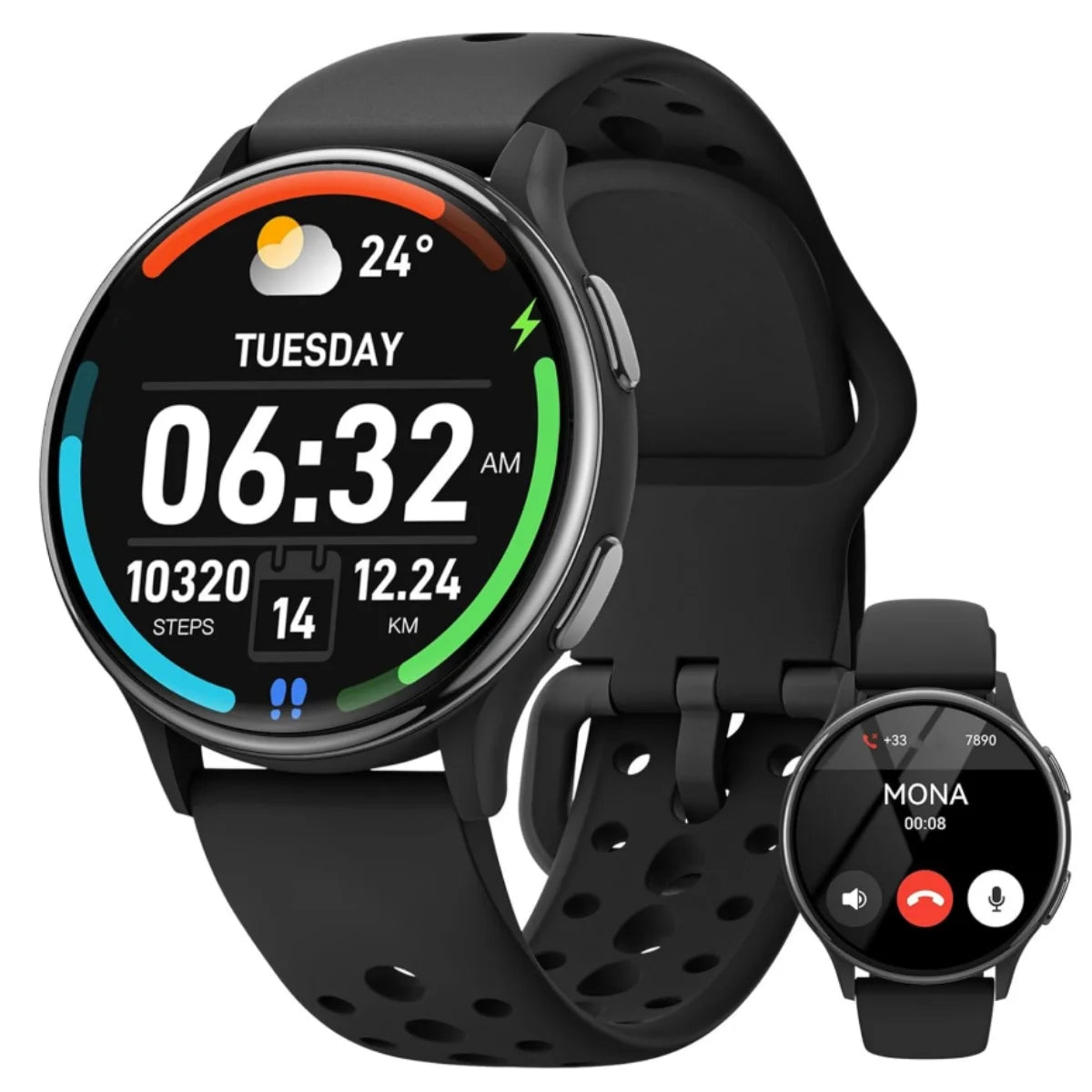 AnyloopCa Women Smartwatch Fitness Tracker 400+ Faces and Female Health
