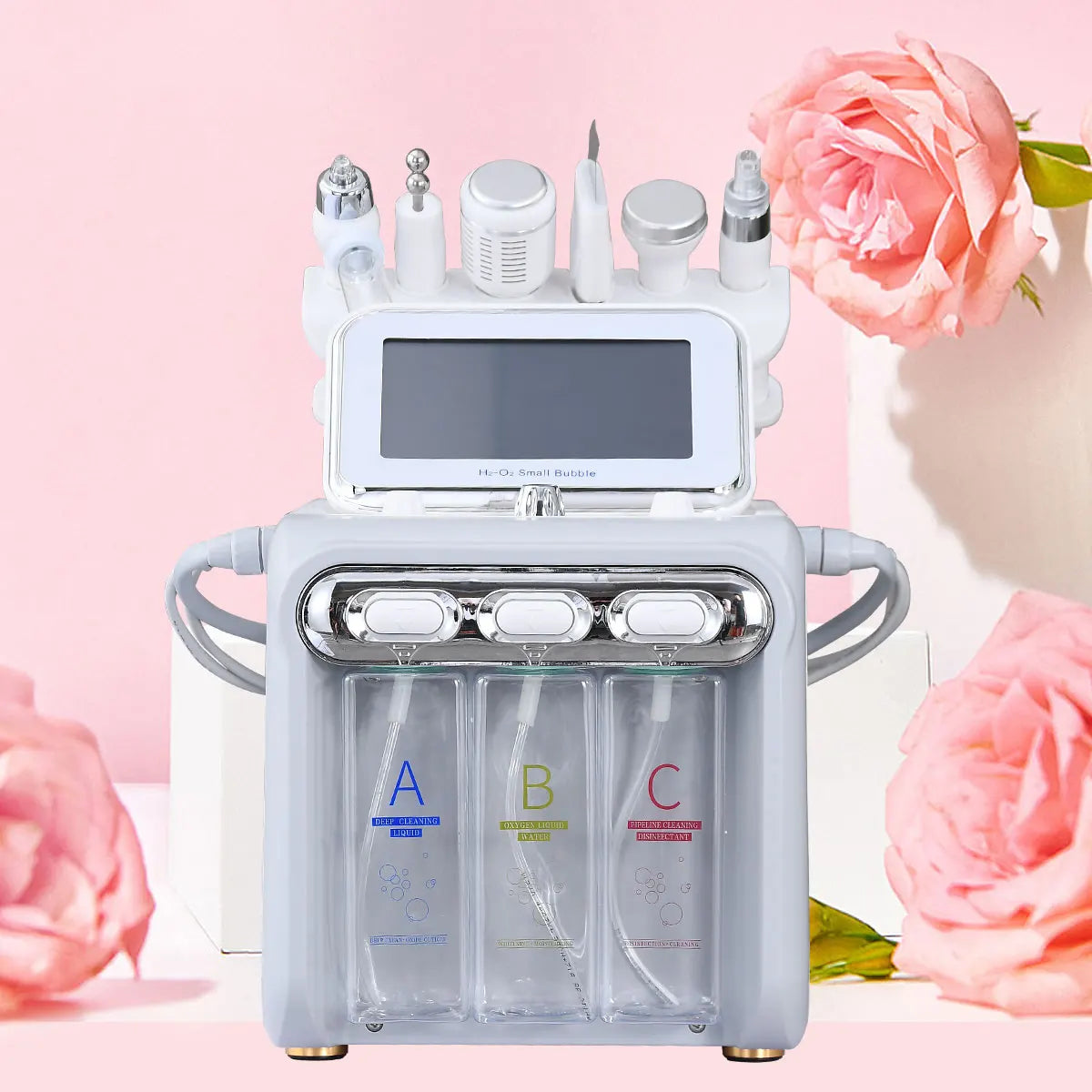 Amilibeauty 6 In 1 Aqua Peeling Oxygen Bubble Facial Cleansing Machine