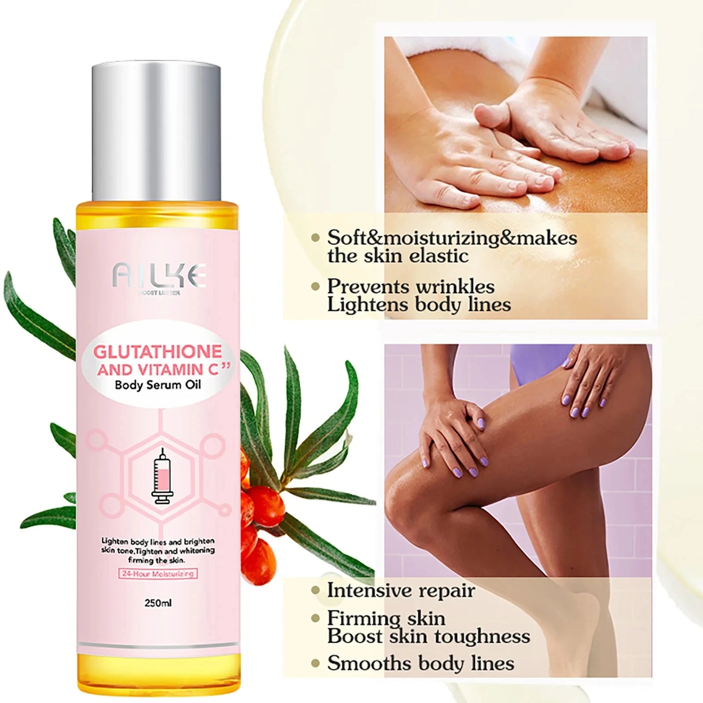 AILKE Vitamin C Moisturizing Whitening Massage Essential Oil For All