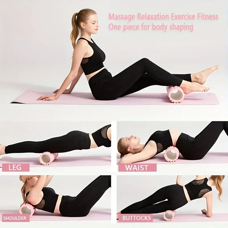 Foam Massage Roller Hollow Yoga Column For Muscle Massage And Physiotherapy
