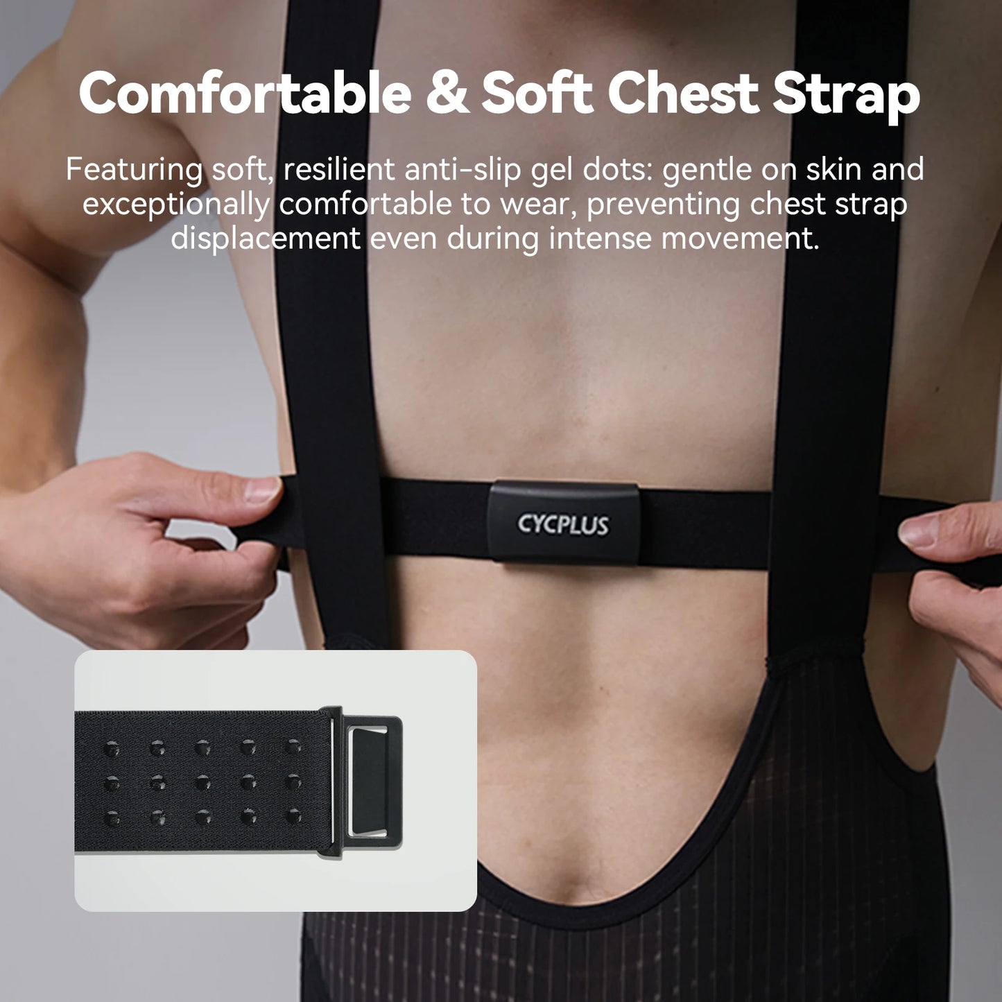 CYCPLUS H2 Heart Rate Monitor Chest Strap BLE ANT Sensor