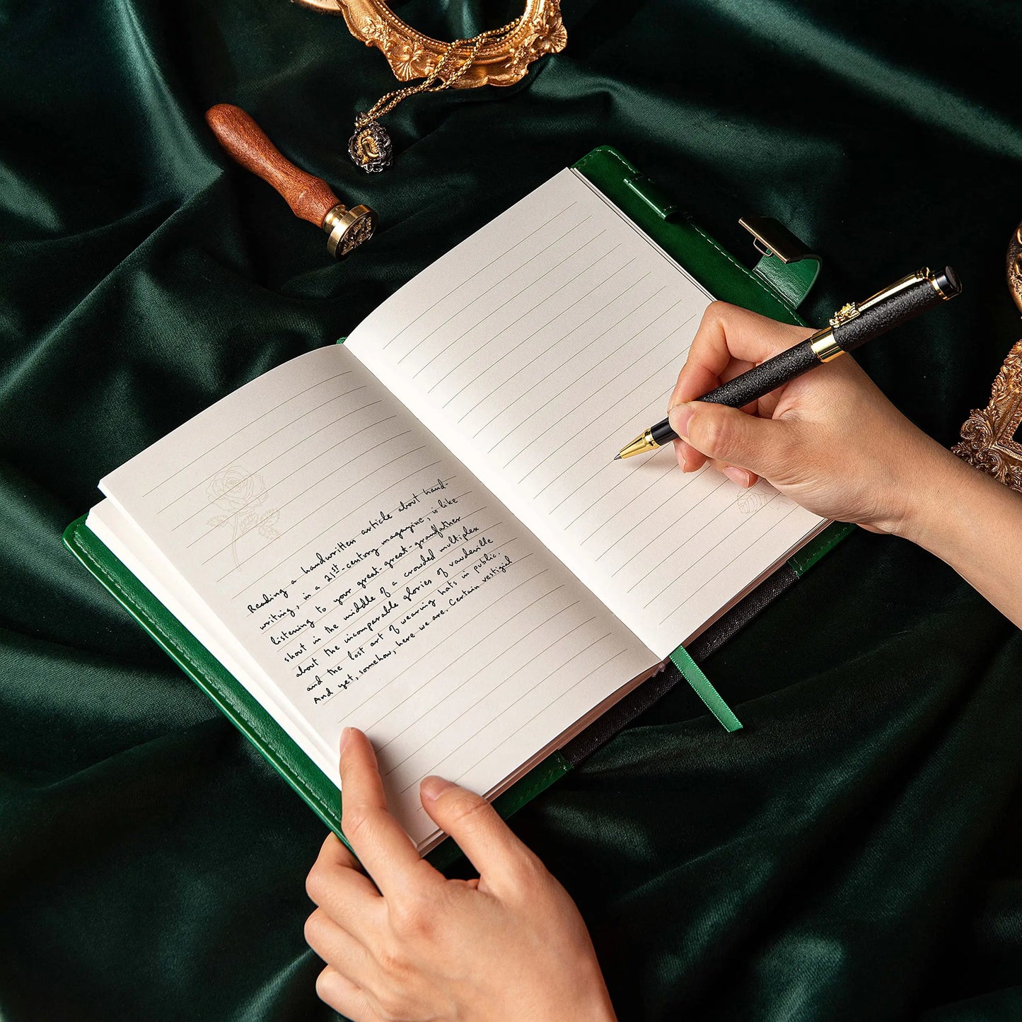 Digital Password Notebook With Lock PU Leather Privacy Journal