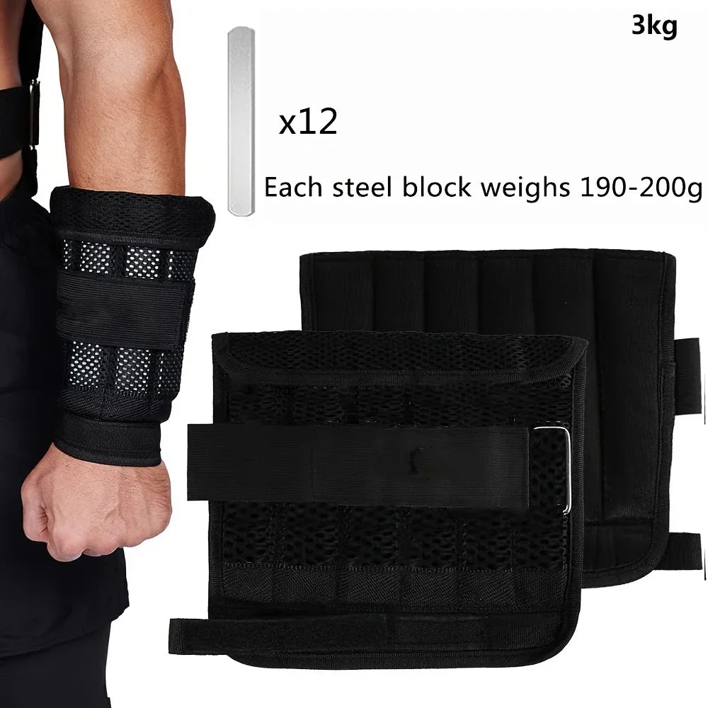 Adjustable Weight Vest With Ankle And Wrist Weights For Fitness Training