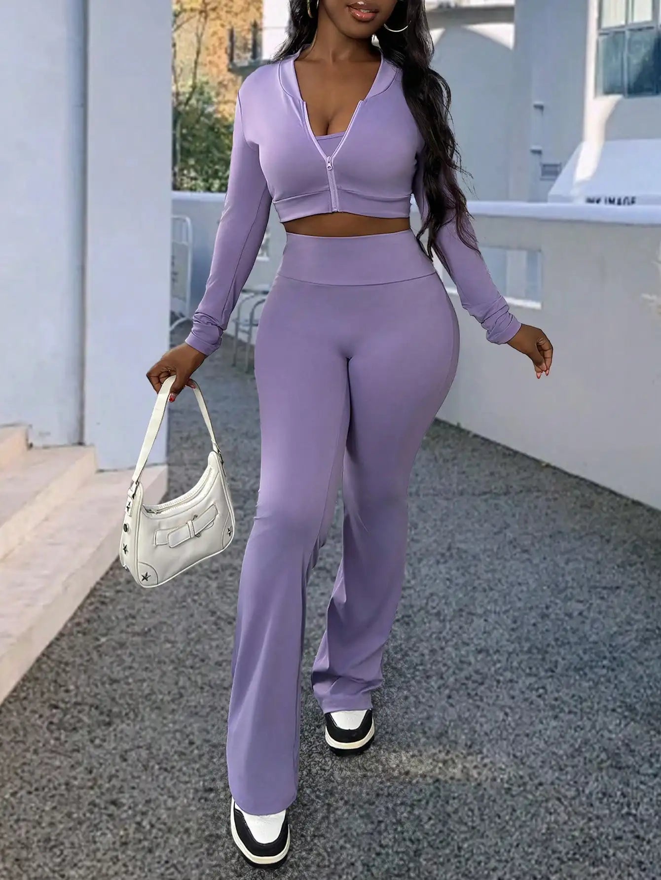 Fashionable 3-Piece Summer Casual Sportswear Set for Women