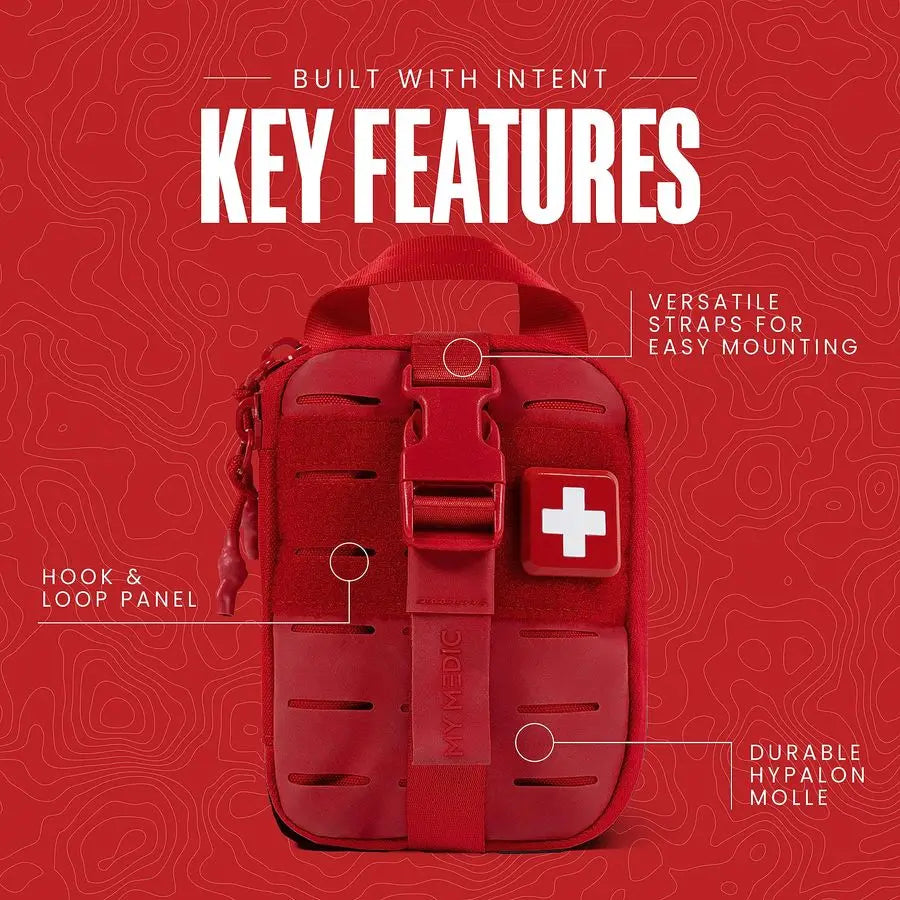 XMSJ Sidekick First Aid Kit With 70 Items For Camping