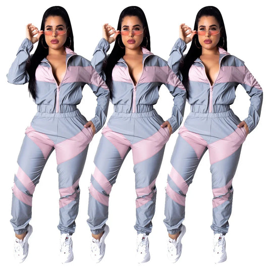 XTOCEAN Women's Windbreaker Tracksuit Two Piece Set Waterproof