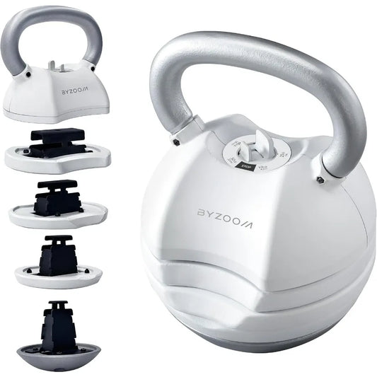 LISM Adjustable Kettlebell 30lb For Home Gym Full Body Workout