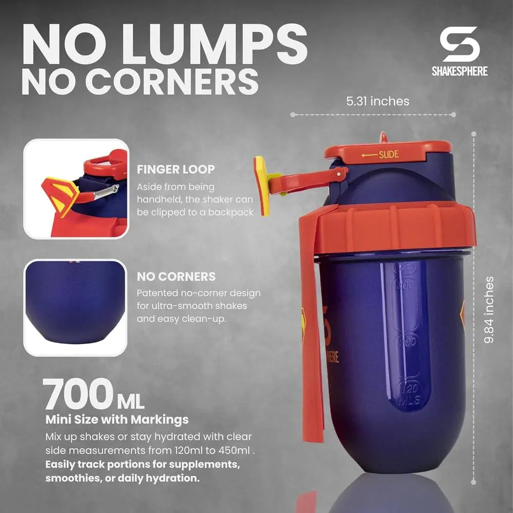 XMSJ Superman Edition Official Leak Proof Shaker Bottle