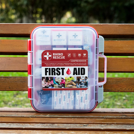 Rhino Rescue All-Purpose First Aid Kit OSHA For Home Office